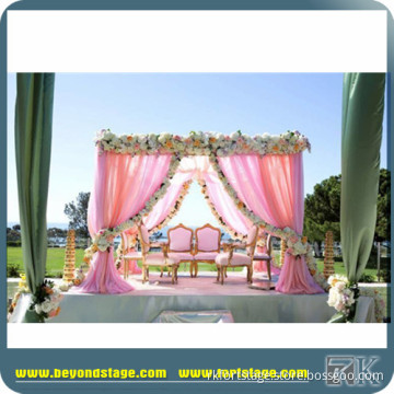 Aluminum Pipe and Drape/Beautiful church curtains Wedding Backdrop Decoration